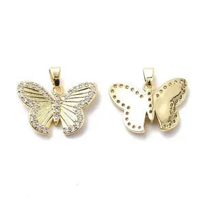 Brass Cubic Zirconia Pendants
