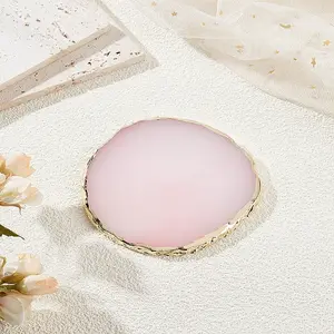 1Pc Resin Flat Round Nail Color Palette