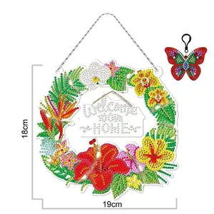 DIY Plastic Hanging Sign Diamond Painting Kit