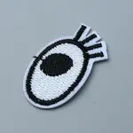 Single Eye Polyester Embroidery Cloth Iron on/Sew on Patches
