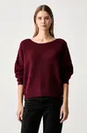 American Vintage svetr dámský s příměsí vlny PULL ML COL BATEAU