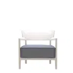 Cara Outdoor Mat, bílá-zelené pruhy, z expozice Kartell