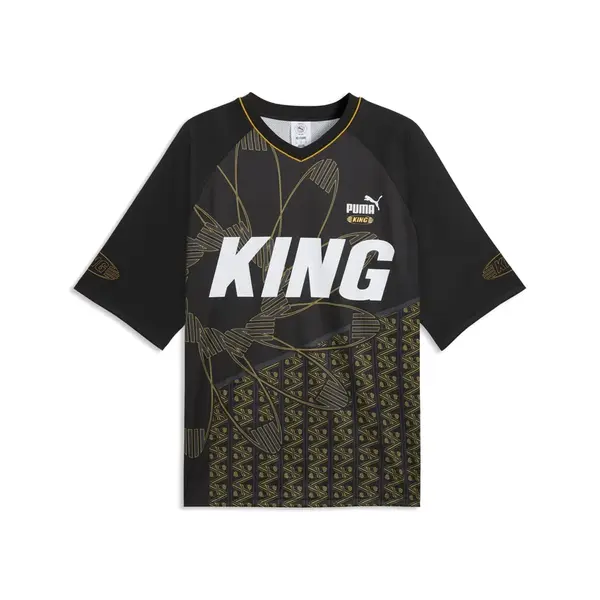 PUMA Dres 'King'  tmavožltá / tmavosivá / čierna / biela