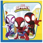 Ubrousky papírové Spidey a kamarádi 33 x 33 cm 20 ks