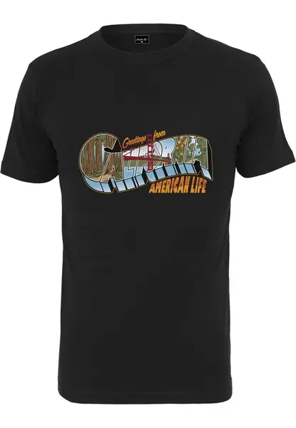 American Life Greetings Tee černé