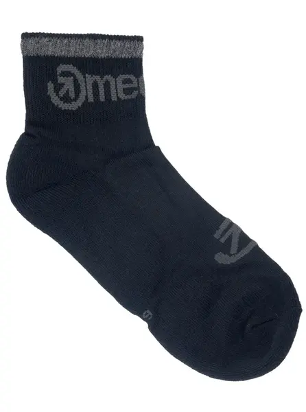 Unisex ponožky meatfly middle černá/černá l