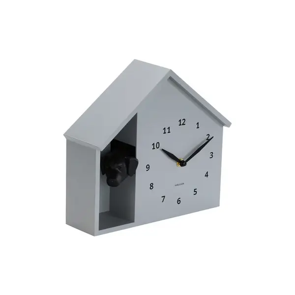 Karlsson NÁSTĚNNÉ HODINY světle šedá 24.9/27 cm