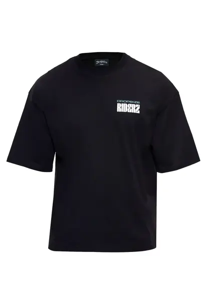Dropsize Tričko  svetlomodrá / čierna / biela