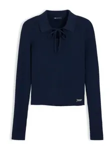 Tommy Jeans Sveter  námornícka modrá