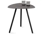 Stolík Mira, priemer 50 cm, antracitový%