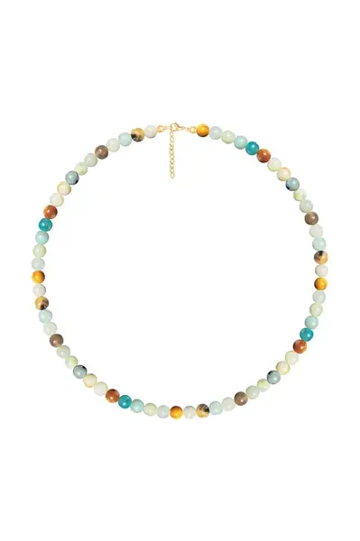 Náhrdelník s přírodními kameny Lilou