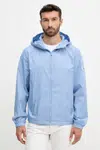 Bunda Tommy Hilfiger modrá barva, přechodná, MW0MW40225