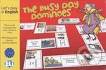 Let´s Play in English: The Busy Day Dominoes - hra z kategorie Karty, pexeso