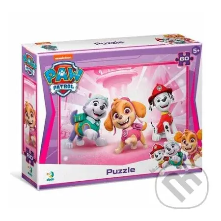 Tlapková patrola Everest, Sky a Marhall (60 dílků) - hra z kategorie 60 - 300 dílků