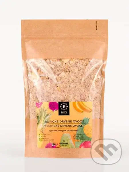 Tropické drvené ovocie – mix 8 druhov (250 g)