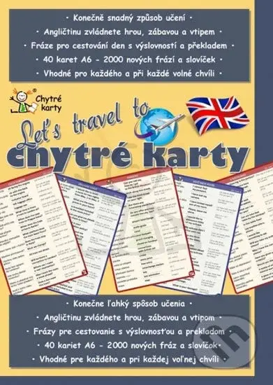 Chytré karty: Angličtina - Let’s travel to - kniha z kategorie Jazykové učebnice a slovníky