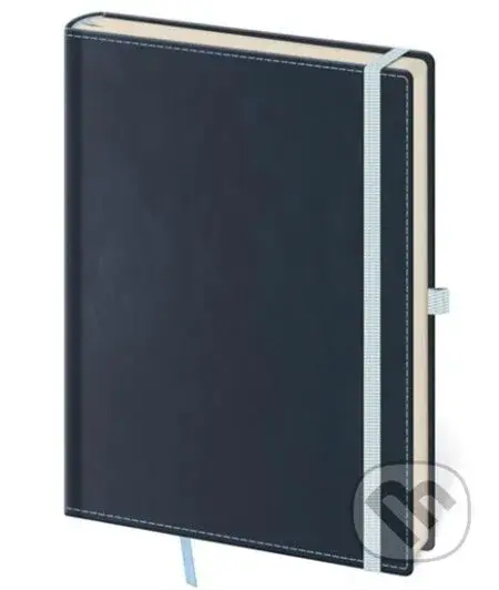 Zápisník - Double Blue - tečkovaný L