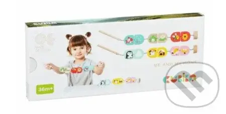 Kde bydlíme (navlékací set - 14 dřevěných dílů)