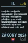 Zákony 2024 II/B - Trestné právo a súdne spory (Policajný zbor, Konkurz a reštrukturalizácia, Exekučný poriadok, Priestupky, Správny poriadok) -…