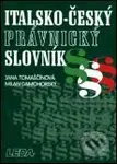 Italsko-český právnický slovník - J. Tomaščínová, M. Damohorský - kniha z kategorie Jazykové učebnice a slovníky