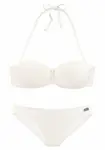 BUFFALO Bikiny  biela ako vlna