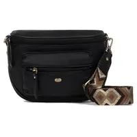 Dámská ledvinka Hexagona Komma - černá