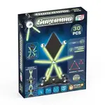 SUPERMAG magnetická stavebnice Glow 30ks