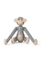 Dekorativní figurka Kay Bojesen Monkey Mini 9,5 cm šedá barva