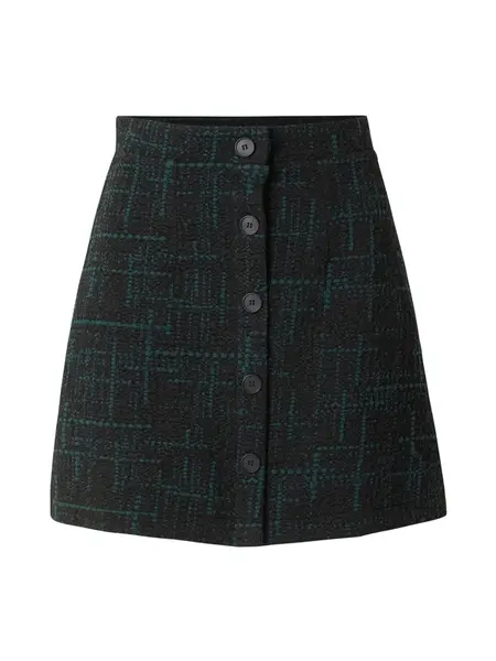 ABOUT YOU Sukňa 'Elena'  tmavozelená / čierna