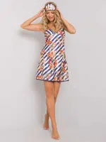 Nightgown-BR-KN-1042-white-navy blue