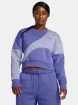 Under Armour Mikina Essential Fleece Crop Crew-PPL - Dámské