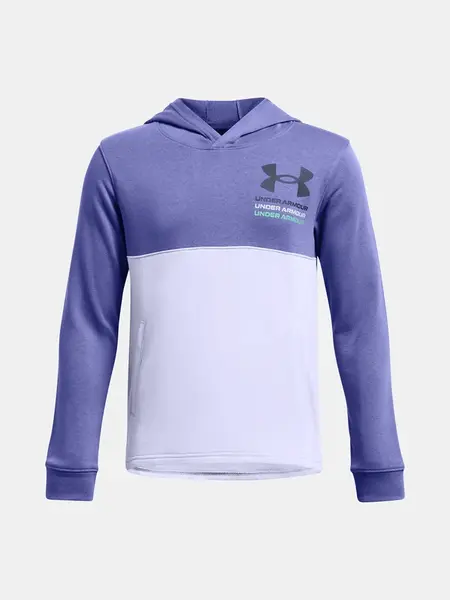 Under Armour Mikina UA Boys Rival Terry Hoodie-PPL - Kluci