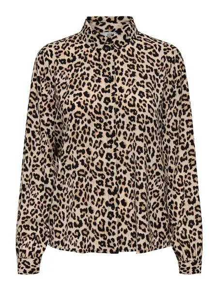 JDY Blúzka 'JDYBROOKE'  béžová / sivobéžová / čierna