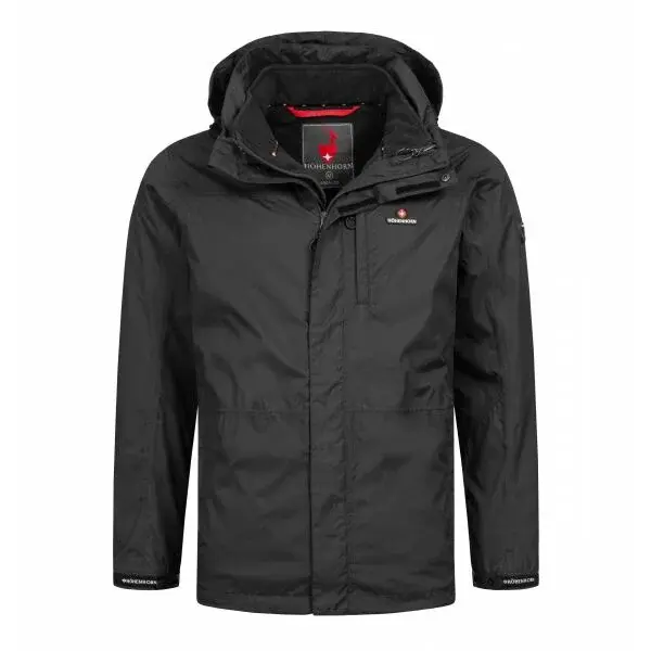 HOHENHORN ARCALOD 3v1 Pánska zimná bunda, čierna, veľkosť