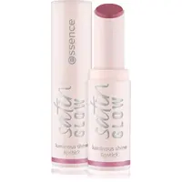 essence satin GLOW krémová rtěnka se saténovým finišem odstín 04 Let´s Get Mauvin 3.5 g