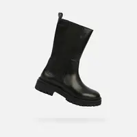 Černé dámské kozačky Geox Iridea - Dámské