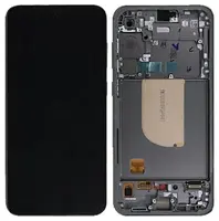 LCD display + dotyková deska + přední kryt pro Samsung Galaxy S23 FE S711, graphite (Service Pack)