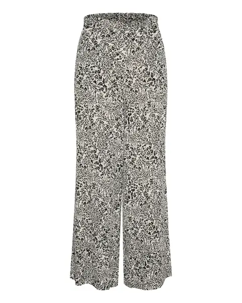 SOAKED IN LUXURY Nohavice 'Zaya'  tmelová / čierna