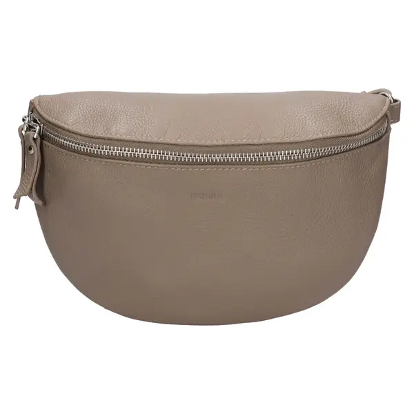 Dámská kožená ledvinka Katana Elara - šedá