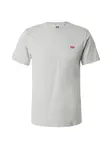 LEVI'S ® Tričko 'SS Original HM Tee'  sivá melírovaná / červená / biela