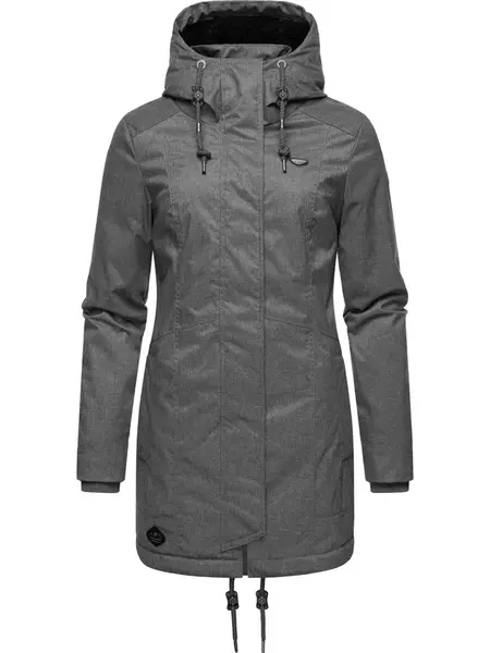 Ragwear Zimná parka 'Tunned'  sivá