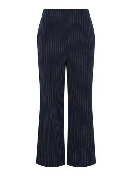 PIECES Nohavice 'BOZZY'  námornícka modrá / biela