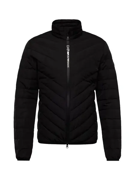 EA7 Emporio Armani Prechodná bunda  čierna / biela