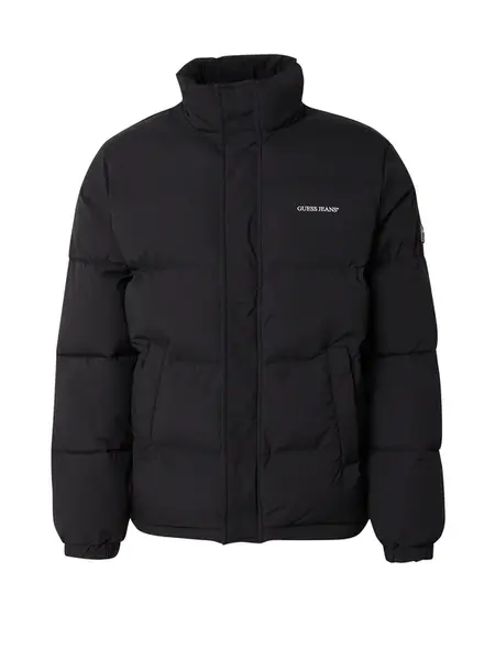GUESS JEANS Zimná bunda  čierna