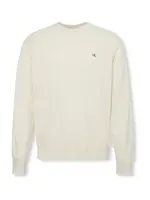 Calvin Klein Jeans Sveter 'Esy'  biela ako vlna