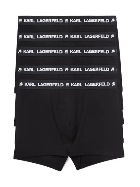 Karl Lagerfeld Boxerky  čierna / biela
