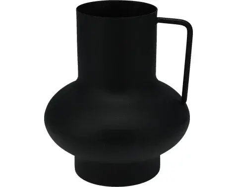 Váza 15 cm, čierny zinok%