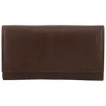 Dámska kožená peňaženka hnedá - Delami Otilia