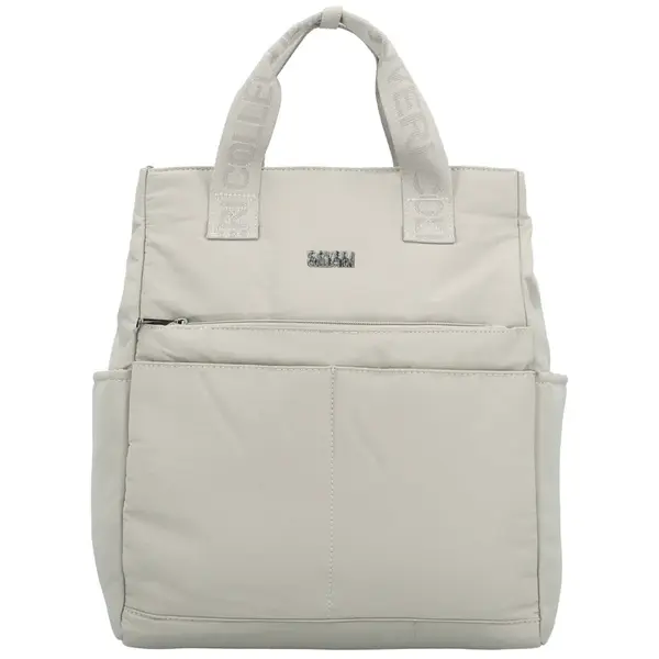 Dámsky batoh krémový - Coveri Perikles