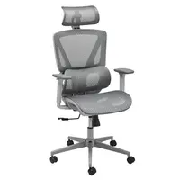 MID.YOU OTOČNÁ ŽIDLE, síťovina, šedá